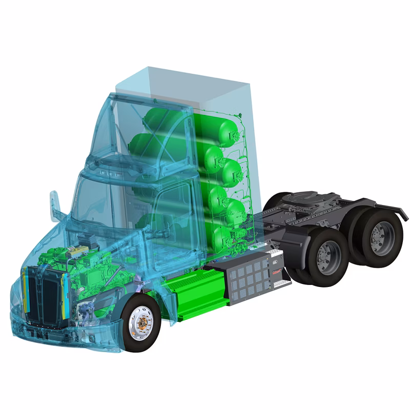 2026 Kenworth T680 Fuel Cell Electric Vehicle - Image 6